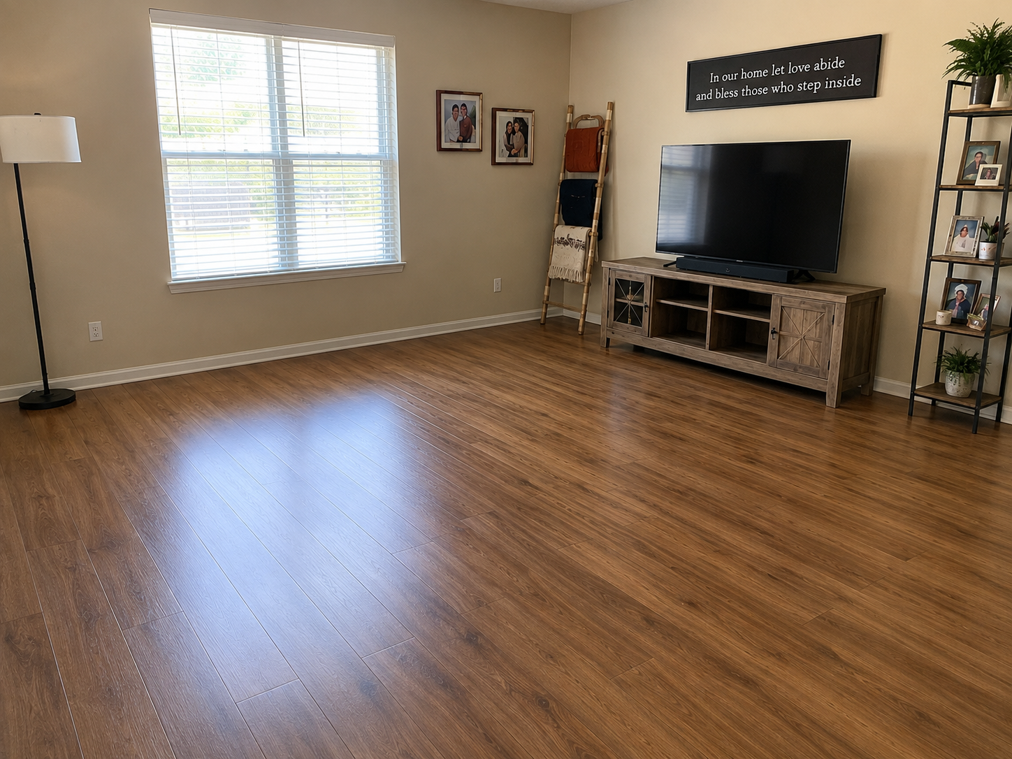 Clear living room after a property cleanout